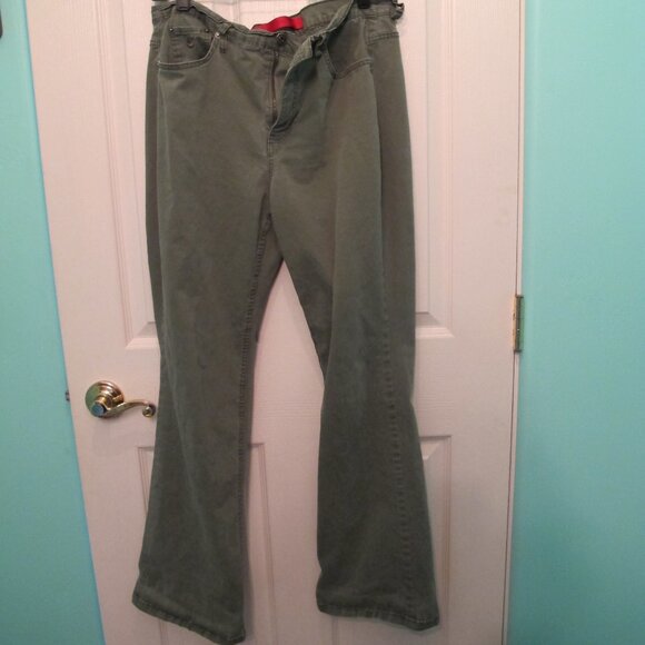 Gloria Vanderbilt Pants Olive Medium - Picture 1 of 7